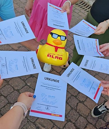 Erwachsenenschwimmkurs 2025 – Urkunden